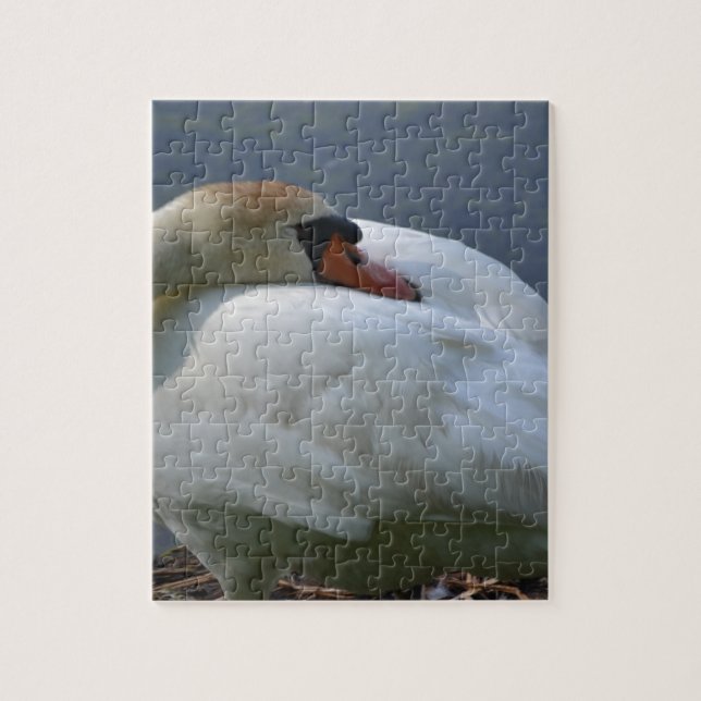 Puzzle Swan (Vertical)