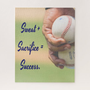 Puzzle Sweat plus Sacrifice égale Succès BASEBALL