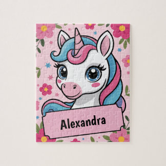 Puzzle Sweet Magique Unicorn Design Personnalisé Fille