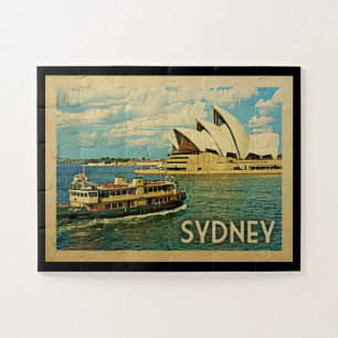 Puzzle Sydney Australia Vintage Travel