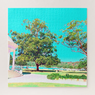 Puzzle Sydney Balmoral Beach blanc Rotunda