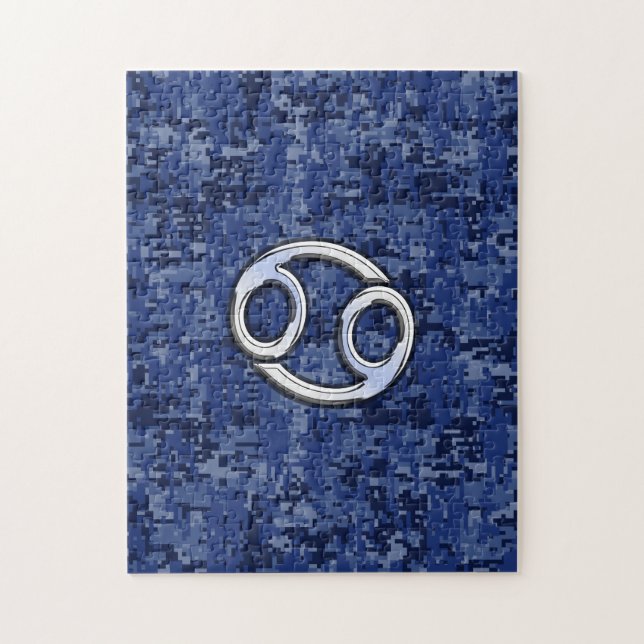 Puzzle Symbole du cancer Zodiac sur la caméra numérique b (Vertical)
