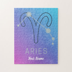 Puzzle SYMBOLE Étoile Zodiaque Aries Horoscope Constellat