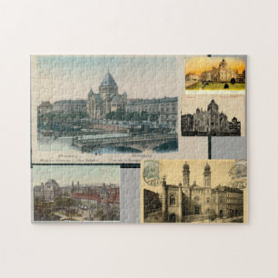 Puzzle Synagogues juives européennes sur les cartes