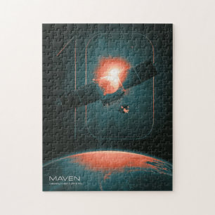 Puzzle Système solaire, 10 ans de Satelite Mars Maven