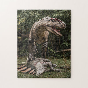 Puzzle T-Rex et Stégosaure