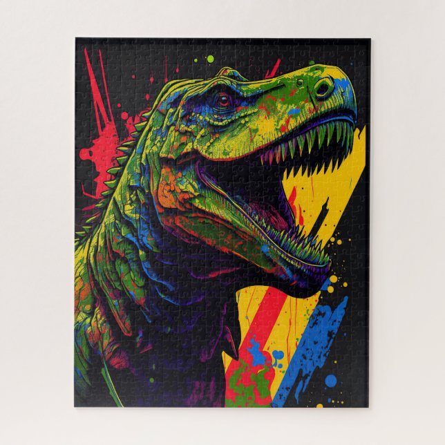Puzzle T Rex Jurassique (Vertical)