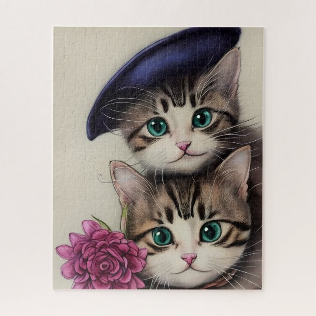 Puzzle Tabby Cats (Vertical)