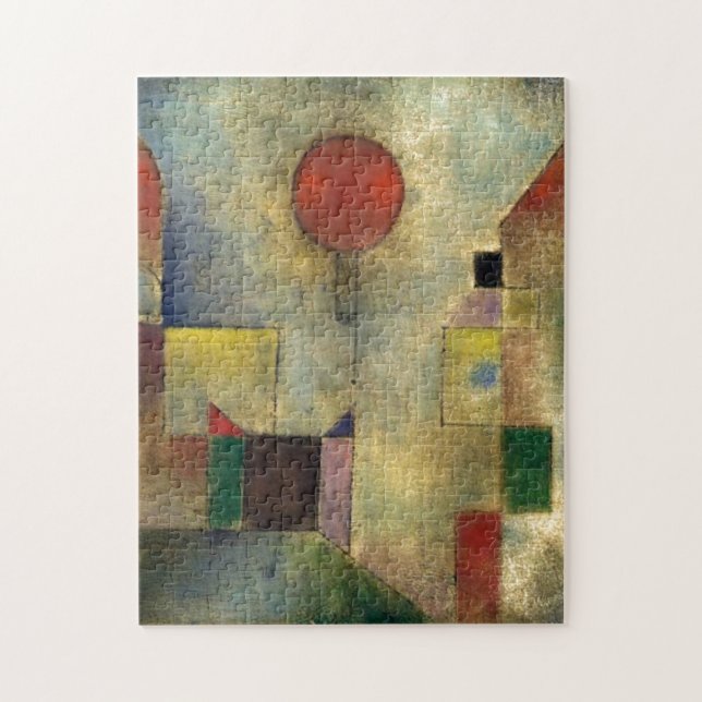 Puzzle Tableau Abstrait du ballon rouge Paul Klee (Vertical)