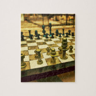 Puzzle Tableau d'échecs cool avec des noeuds et des boulo
