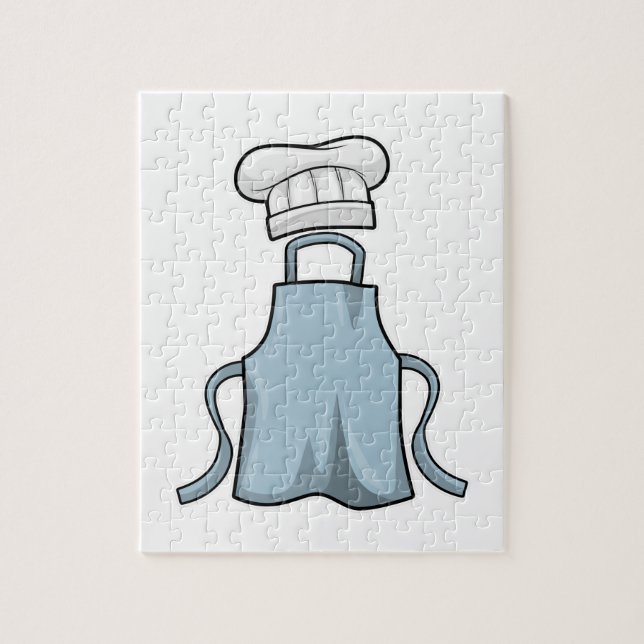 Puzzle tablier de cuisine et casquette de Cuisine (Vertical)