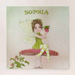 Puzzle Tabouret Fairy Cheveux foncé Cute personnelle