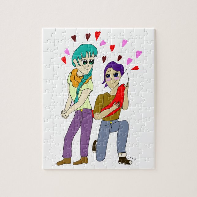 Puzzle tail love (Vertical)