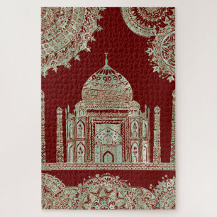 Puzzle Taj Mahal - Style bohémien oriental
