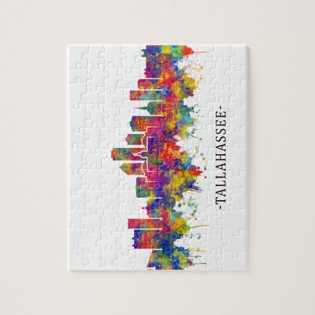 Puzzle Tallahassee USA Skyline (Vertical)