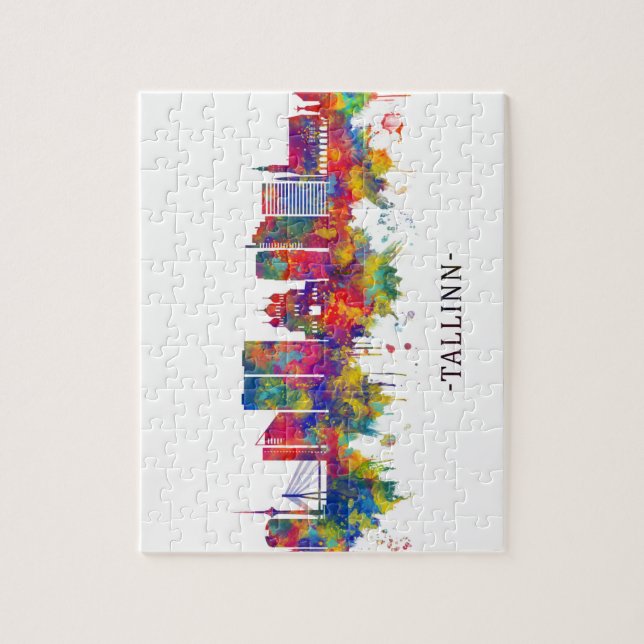 Puzzle Tallinn Estonia (Vertical)