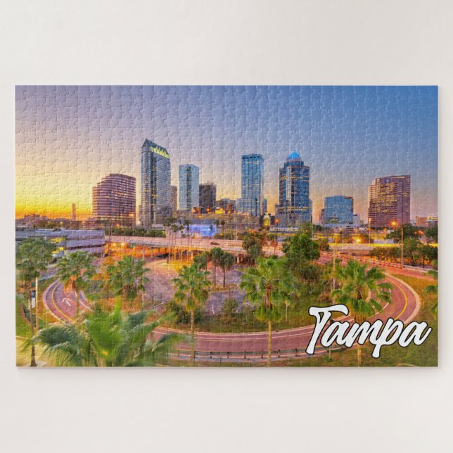 Puzzle Tampa, Floride, États-Unis (Horizontal)