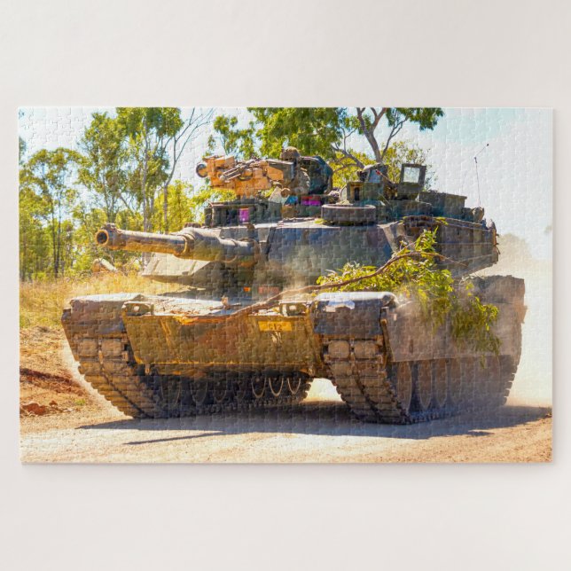 Puzzle TANK DE BATAILLE US - ABRAMS M1 (20x30 pouces) (Horizontal)