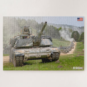 Puzzle TANK DE BATAILLE US - ABRAMS M1 (20x30 pouces)