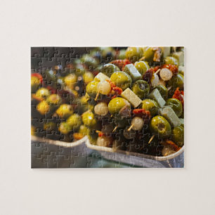 Puzzle Tapas aux olives farcies