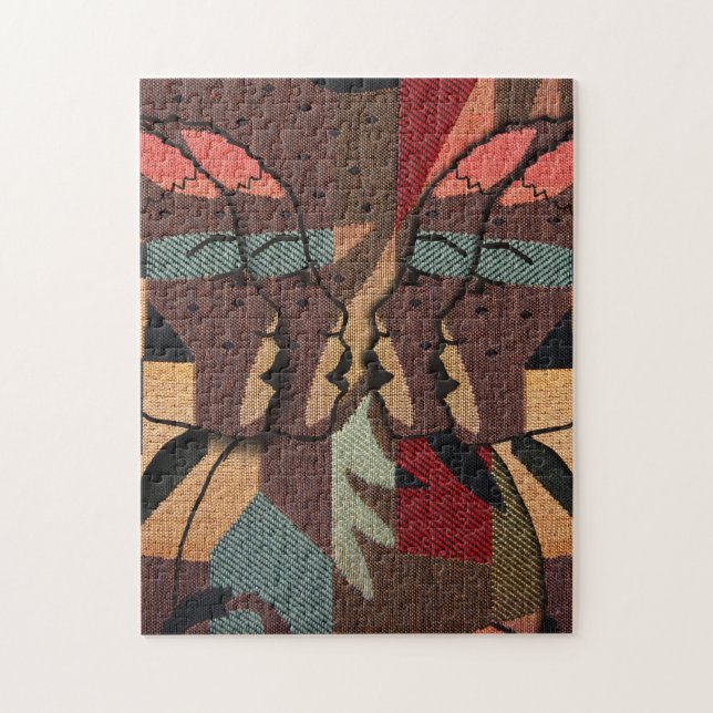 Puzzle Tapisserie africaine (Vertical)