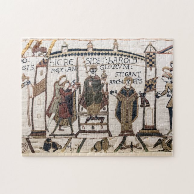 Puzzle Tapisserie de Bayeux - Coronation de King Harold (Horizontal)