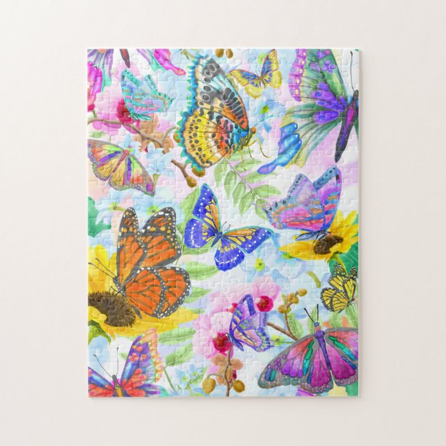 Puzzle Tapisserie papillon (Vertical)