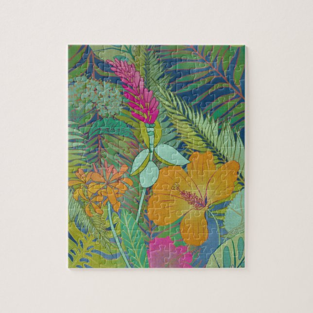 Puzzle Tapisserie tropicale II (Vertical)