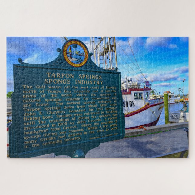 Puzzle Tarpon Springs Floride (Horizontal)