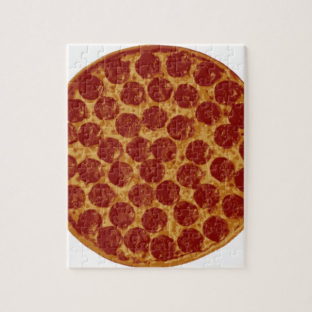 Puzzle Tarte de pizza délicieux (Vertical)