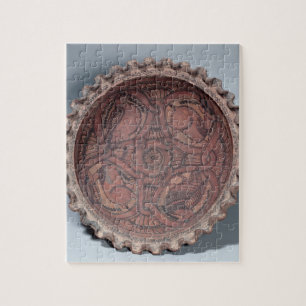 Puzzle Tasse copte, terre cuite peinte avec des