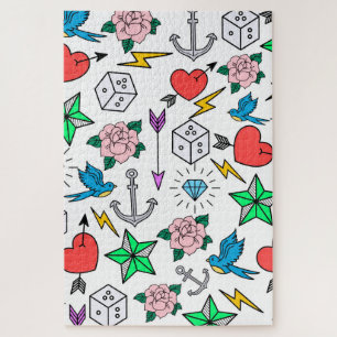 Puzzle Tatouage de la vieille école