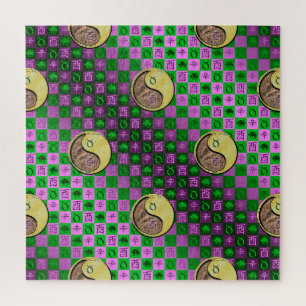 Puzzle Taureau & Coq de Métal