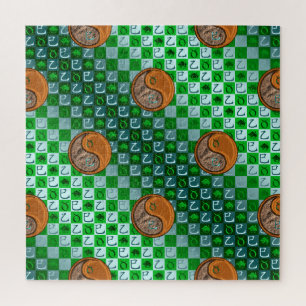 Puzzle Taureau & Serpent de Bois