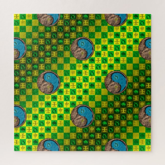 Puzzle Taureau & Singe d'eau (Vertical)