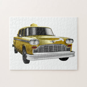 Puzzle Taxis jaunes vintage de New York City
