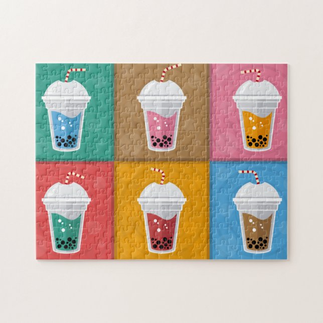 Puzzle Tea Bubble Coloré 6 Pac (Horizontal)