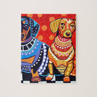 Puzzle Teckels par Heather Galler