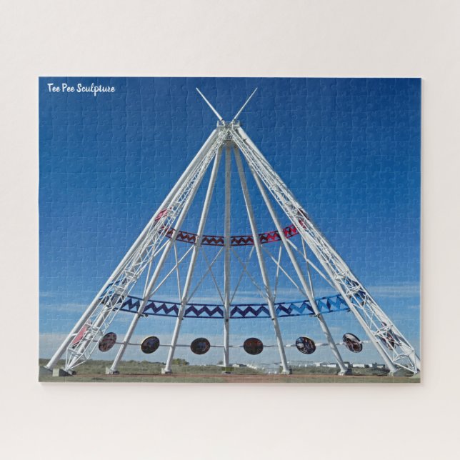 Puzzle Tee Pee Sculpture (Horizontal)
