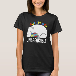 Puzzle-Teil Unzerbrechlicher Papa-Bär-Vater Autism T-Shirt
