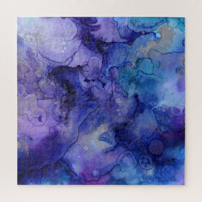 Puzzle Teintes d'encre bleue (Vertical)