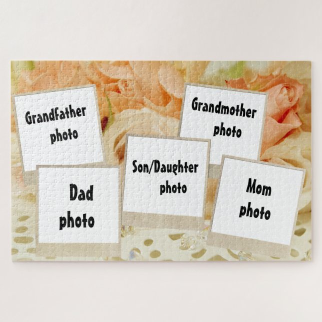 Puzzle Télécharger votre photo de famille (Horizontal)