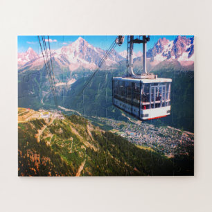 Puzzle Téléphérique au-dessus de Chamonix