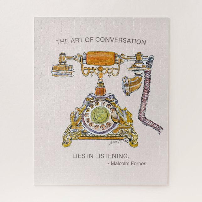 Puzzle Téléphone vintage (Vertical)