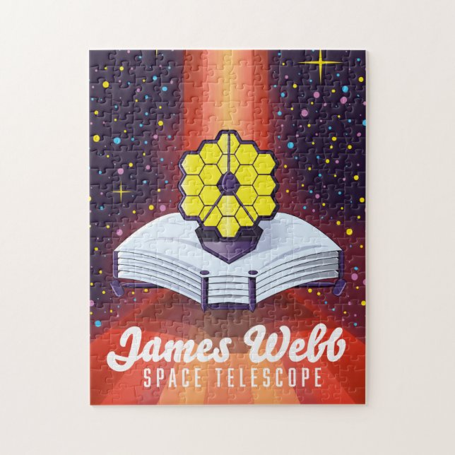 Puzzle Télescope spatial James Webb. Aimant (Vertical)