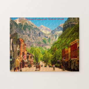 Puzzle Telluride Colorado. Vœux de Noël