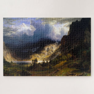 Puzzle Tempête dans les montagnes Rocheuses, Mont Rosalie
