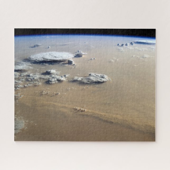 Puzzle Tempête De Poussière À Travers Les Mers De Sable D (Horizontal)