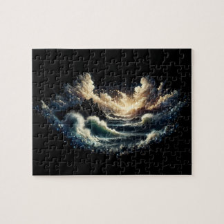 Puzzle Tempête Qui Fait Rage Au Paysage Magique