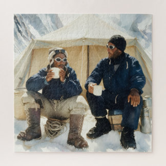 Puzzle Tenzing Norgay Edmund Hillary Conquérant Everest